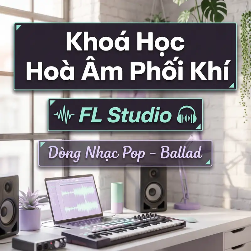 Khoá học Hoà âm phối khí FL Studio – dòng nhạc Pop Ballad
