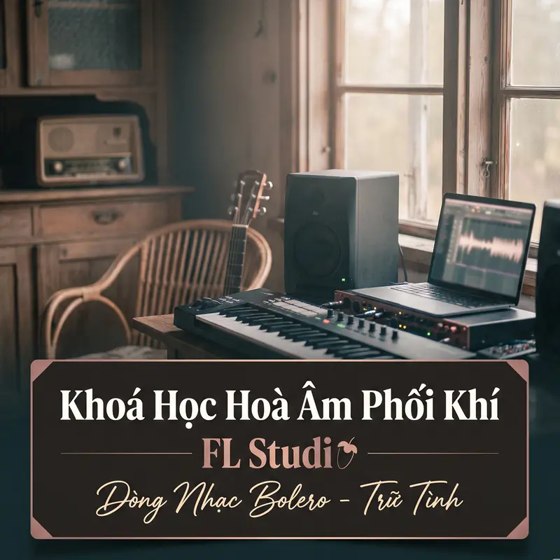 Khoá học Hoà âm phối khí FL Studio – dòng nhạc Bolero Trữ Tình