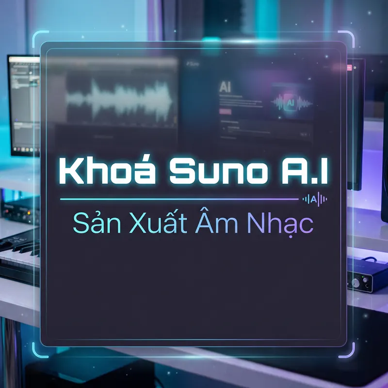 Khoá học Suno A.I sản xuất âm nhạc